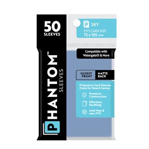 Phantom Sleeves: Gloss / Matte: Watergate + (Size: Sky) (50)