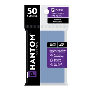 Phantom Sleeves: Matte / Matte: European (Size: Purple) (50)
