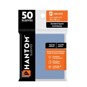 Phantom Sleeves: Matte / Matte: Standard Square (Size: Orange) (50)