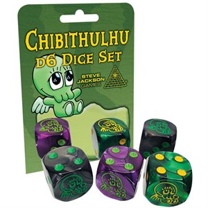 Chibithulhu D6 Dice Set (No Amazon Sales)
