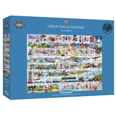 Puzzle: 2000 Cream Teas & Queuing