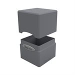 Deck Box: Satin Cube: Smoke Grey (100ct)