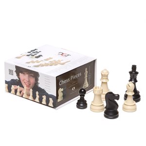 Chess Pieces: Plastic 95mm In Box ^ OCT 2024