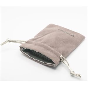 Velvet Dice Bag: Small Gray (No Amazon Sales)