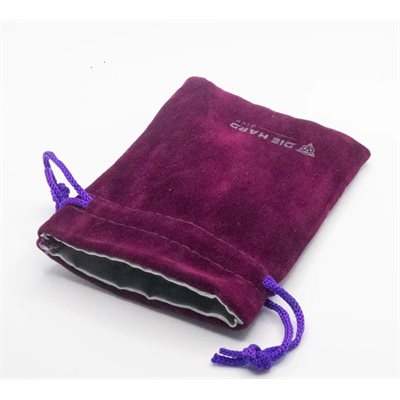 Velvet Dice Bag: Small Purple (No Amazon Sales)