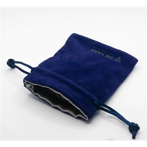 Velvet Dice Bag: Small Blue Anemone (No Amazon Sales)