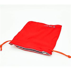 Velvet Dice Bag: Medium Fire Red (No Amazon Sales)