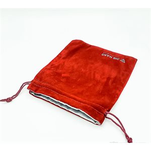 Velvet Dice Bag: Medium Blood Red (No Amazon Sales)