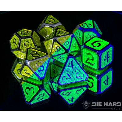 7 Pc RPG Set: AfterDark Drakona Phosphor (No Amazon Sales)