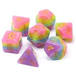 7 Pc RPG Set: Princess Unicorn Bubblegum (No Amazon Sales)