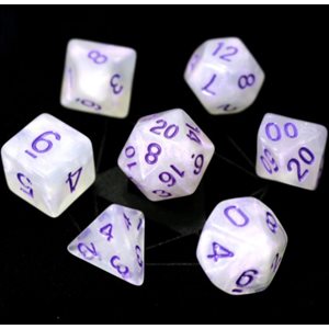 7 Pc RPG Set: Purple Moonstone (No Amazon Sales)