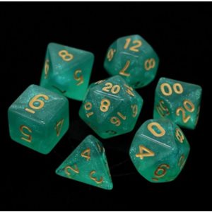 7 Pc RPG Set: Hakuro with Gold (No Amazon Sales)