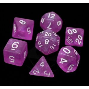 7 Pc RPG Set: Sakura with White (No Amazon Sales)