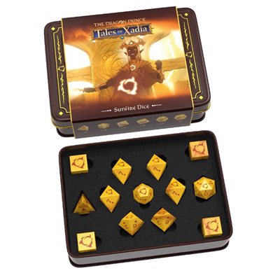 The Dragon Prince: Tales of Xadia RPG Sunfire Dice (13pc) (No Amazon Sales) ^ Q4 2024