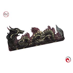 E-Raptor Card Holder L Dragon Fullprint Red