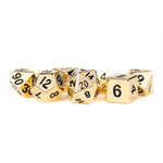 Dice: Metal 16mm 7pc Set: Gold ^ Q3 2024