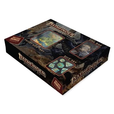 Pathfinder: 7pc Dice Set / Dice Bag / Dice Tray