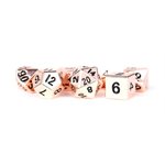 Dice: Metal 16mm 7pc Set: Copper ^ Q2 2024