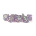 Dice: Resin 16mm 7pc Set: Icy Opal Purple ^ Q3 2024