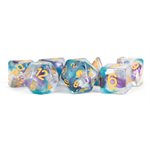 Dice: Resin 16mm 7pc Set: Unicorn Fancy Fae ^ Q2 2024