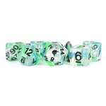 Dice: Resin 16mm 7pc Set: Unicorn Sea Kelp ^ Q3 2024