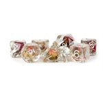 Dice: Resin 16mm 7pc Set: Rose Dice