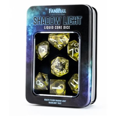 Dice: Elixir Liquid Core 7pc Set: Shadow Light UV Reactive