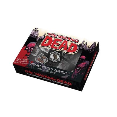 Dice: Resin 16mm 7pc Set: The Walking Dead: Dismembered Zombie ^ Q4 2024