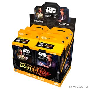 Star Wars: Unlimited: Jump to Lightspeed Spotlight Deck: Han Solo and Boba Fett (EMBARGOED)