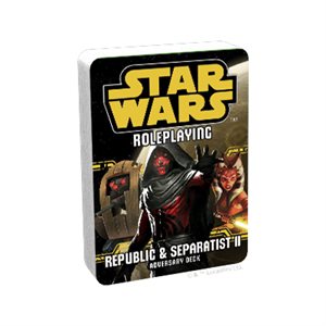 Star Wars RPG: Republic & Separatist II Adversary Deck