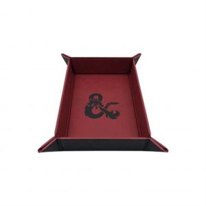 Dice Tray: Folding Dice Tray: Dungeons & Dragons: Black & Red