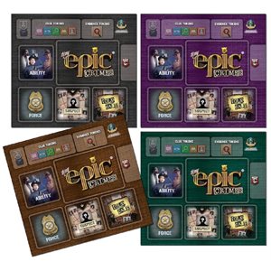 Tiny Epic Crimes: 4 Pack Player Mats ^ OCT 2023