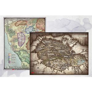 Dungeons & Dragons: Out of Abyss Map Set (2pc) (23x16 in, 20x16 in)