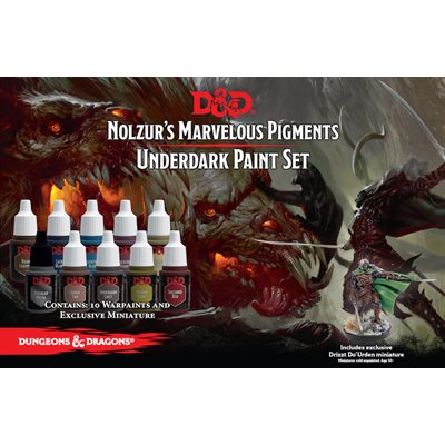 Nolzur’s Marvelous Pigments: D&D Underdark Paint Set