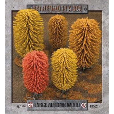 Battlefield in a Box: Essentials: Large Autumn Wood (x1)Full Painted Terrain