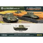 Clash Of Steel: Challenger Armoured Troop (x3 Plastic) ^ MAY 25 2024