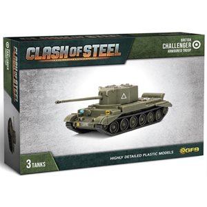 Clash Of Steel: Challenger Armoured Troop (x3 Plastic) ^ MAY 25 2024