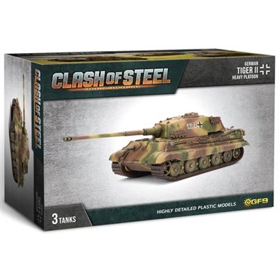 Clash Of Steel: Tiger II Heavy Tank Platoon (x3 Plastic) ^ MAY 25 2024
