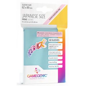 Sleeves: Gamegenic Prime Japanese Sized Sleeves Clear (60)