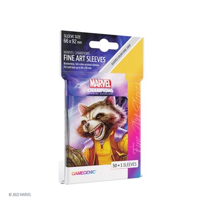 Sleeves: Fine Art: Marvel Champions Fine Art: Rocket Raccoon
