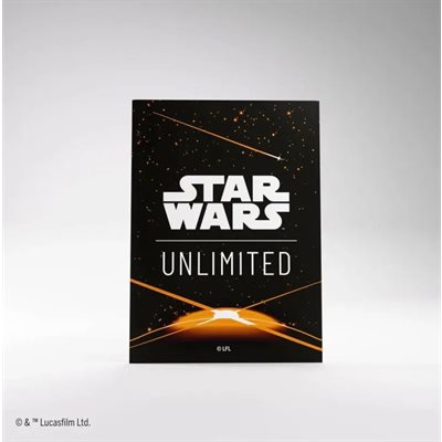 Star Wars: Unlimited Art Sleeves: Card Back Orange