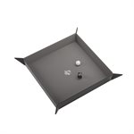 Magnetic Dice Tray: Square: Black / Gray