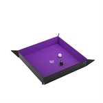 Magnetic Dice Tray: Square: Black / Purple