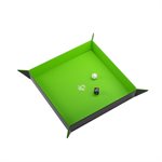 Magnetic Dice Tray: Square: Black / Green