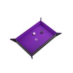 Magnetic Dice Tray: Rectangular: Black / Purple