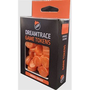 DreamTrace Gaming Tokens: Fireball Orange