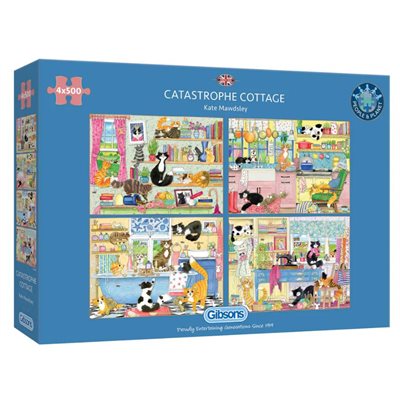 Puzzle: 500 Catastrophe Cottage (4 puzzles)