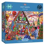 Puzzle: Visit Santa Jigsaw Puzzle (1000pc)