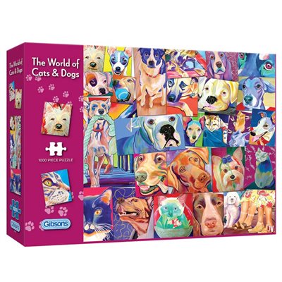 Puzzle: 1000 Special Edition: The World of Cats & Dogs ^ Q2 2024