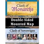 Clash of Sovereigns / Clash of Monarchs 2-Sided Mounted Map